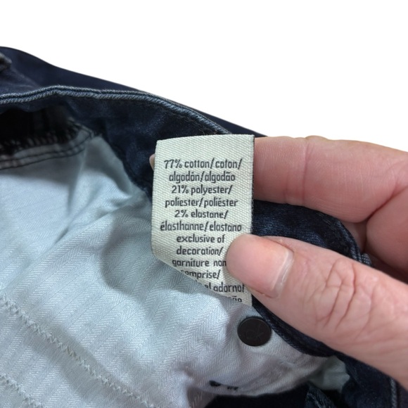 Calvin Klein Jeans Womens 14x30 Dark Indigo Straight‎ Leg Denim Blue Pants #705 - Picture 11 of 12